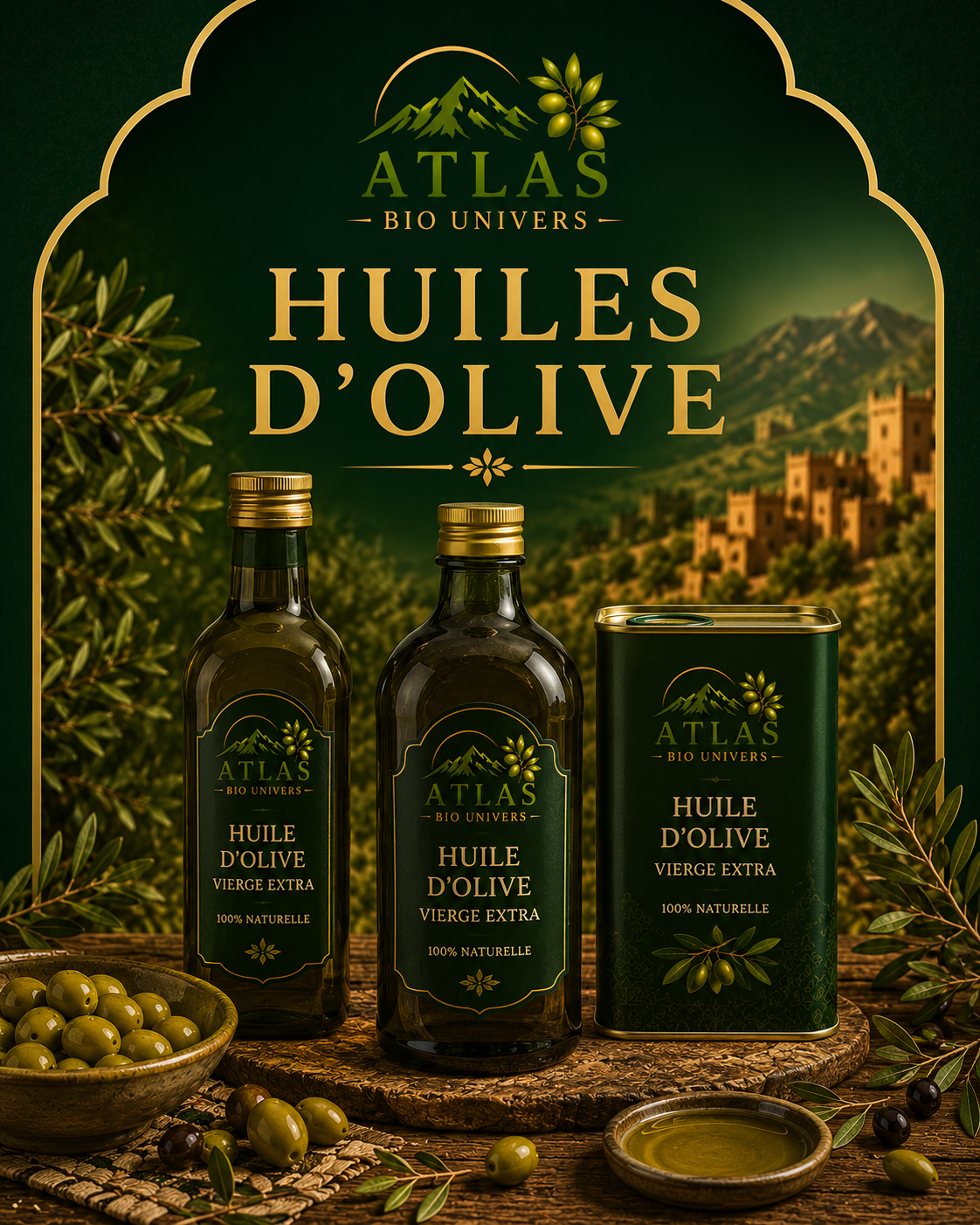 Nos Huiles d'olives